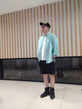「ショートパンツ」｜ひこたさん（メンズ・179cm・40代）の秋コーディネート