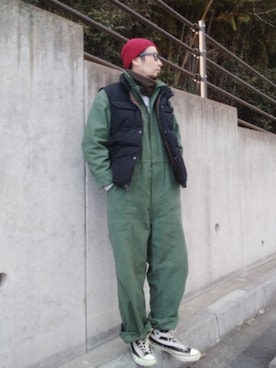 「EFFECTOR（エフェクター）のアイテム」を使った、ひこたさん（メンズ・179cm）の冬コーディネート