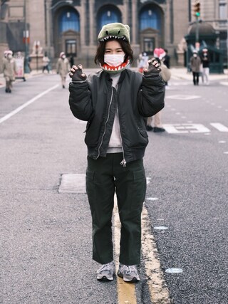 A The Shinzoneのカーゴパンツを使ったコーディネート Wear