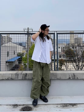 「CPCM」｜「アイテム（スリッポン）」を使った、KENTA SARUさん（メンズ・182cm）の春コーディネート