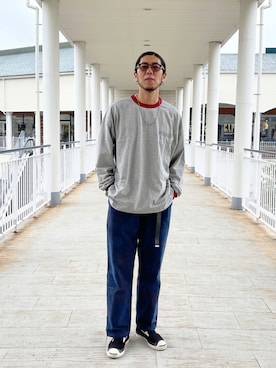 「commono reproducts（コモノリプロダクツ）のアイテム」を使った、KENTA SARUさん（メンズ・182cm）の秋コーディネート