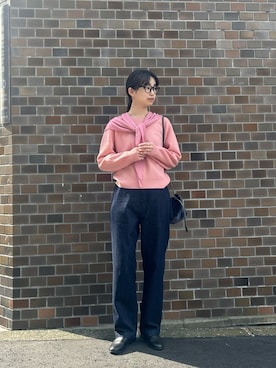 「アイテム（ファッション雑貨）」を使った、まつお　ゆいさん（レディース・163cm）の秋コーディネート