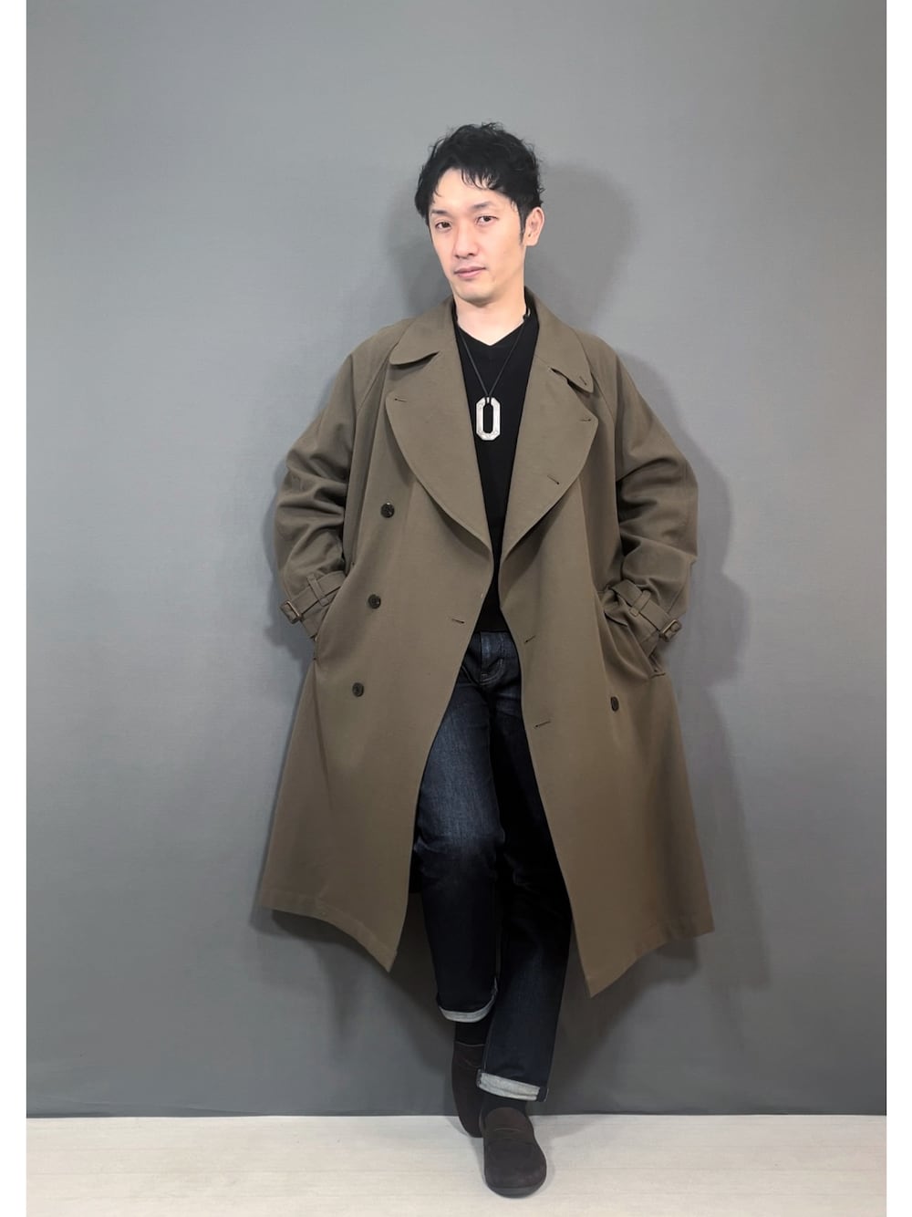 【極美中古_土日のみ出品】ES:S エス トレンチコート ぜひ2色買いをオススメしたい！ ES:S（エス）のインパクト抜群