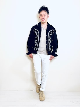 Hamakeiさん（メンズ・167cm）の冬コーディネート