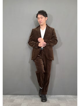 「アイテム（ドレスシューズ）」を使った、Hamakeiさん（メンズ・167cm）の秋コーディネート