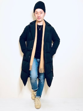 Hamakeiさん（メンズ・167cm）の冬コーディネート