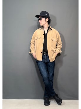 「Bagutta（バグッタ）のアイテム」を使った、Hamakeiさん（メンズ・167cm）の春コーディネート