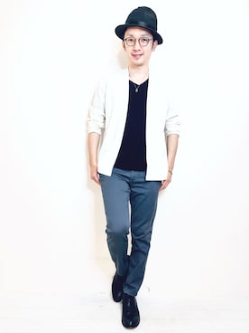 「Noritakeのアイテム」を使った、Hamakeiさん（メンズ・167cm）の春コーディネート