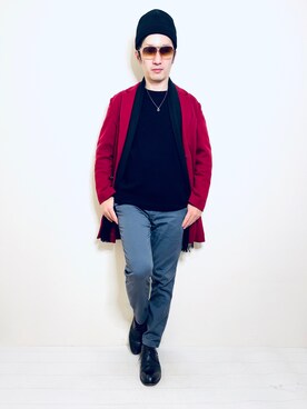 Hamakeiさん（メンズ・167cm）の冬コーディネート