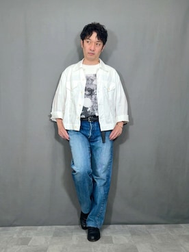 「BIOTOP（ビオトープ）のアイテム」を使った、Hamakeiさん（メンズ・167cm）の春コーディネート