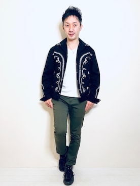 「本日のコーデ」｜「アイテム（ジャケット/アウター）」を使った、Hamakeiさん（メンズ・167cm）の冬コーディネート
