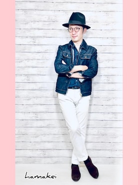 「FERRANTE（フェランテ）のアイテム」を使った、Hamakeiさん（メンズ・167cm）の秋コーディネート