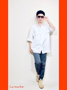 Hamakeiさん（メンズ・167cm）の夏コーディネート