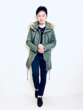 「ミックスコーデ」｜Hamakeiさん（メンズ・167cm）の秋コーディネート