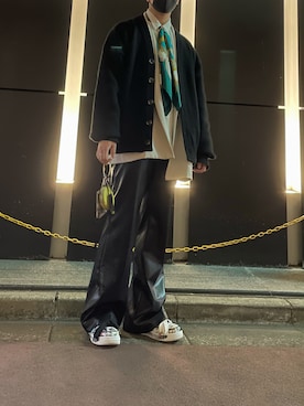 「アイテム（フォーマルスーツ/小物）」を使った、flafla39さん（メンズ・178cm・10代）の冬コーディネート