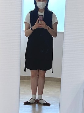 「SVEC（シュベック）のアイテム（その他シューズ）」を使った、haaruさん（レディース・162cm）の夏コーディネート
