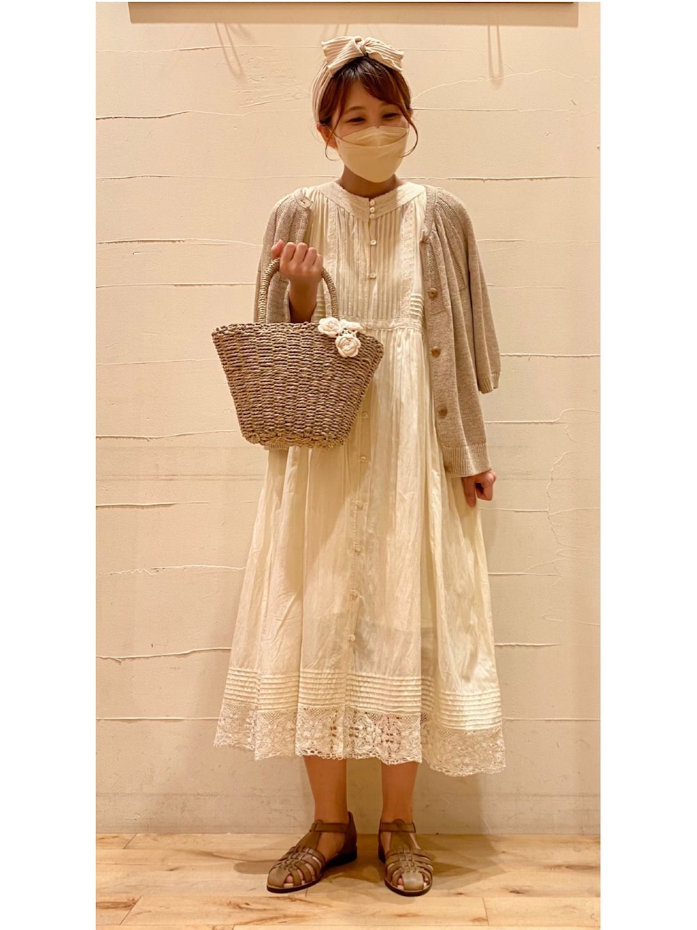 今日限定お値下げ大人気【新品】サマンサモスモス　ツハル　リバーレースワンピース TSUHARU by Samansa Mos2（ツハルバイサマンサモスモス）の