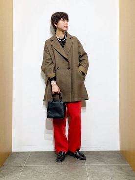 「URBAN RESEARCH（アーバンリサーチ）のアイテム（その他アウター）」を使った、おしみさん（レディース・159cm）の秋コーディネート