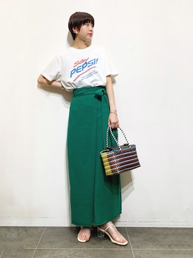 「LALO（ラロ）のアイテム」を使った、おしみさん（レディース・159cm）の夏コーディネート