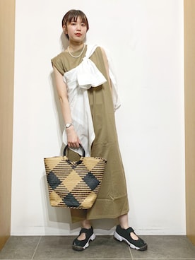 おしみさん（レディース・159cm）の夏コーディネート