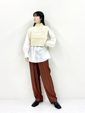 mocaさん(レディース・160cm)の秋コーディネート