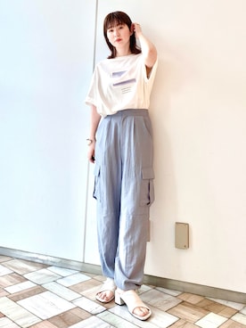 mocaさん（レディース・160cm）の夏コーディネート