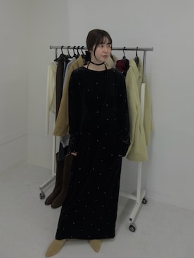 「アイテム（ヘアゴム）」を使った、mocaさん（レディース・160cm・30代）の冬コーディネート