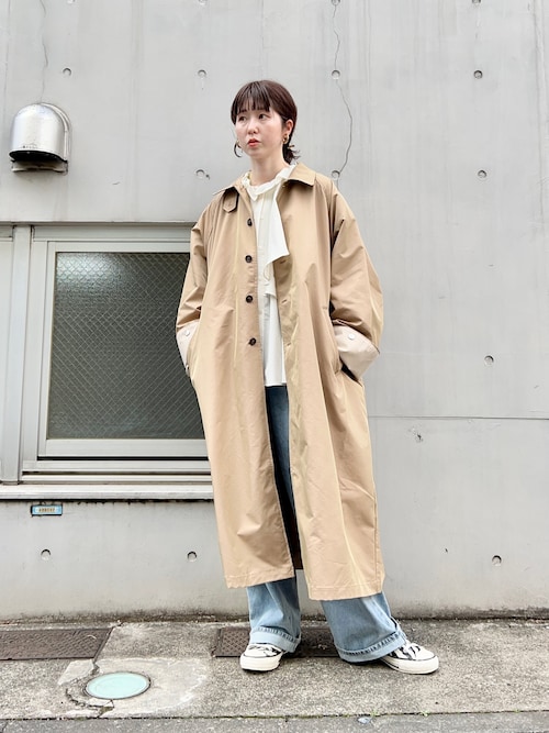 KBF】ボーイッシュビッグコートWEB限定商品ベージュ web限定 KBF  