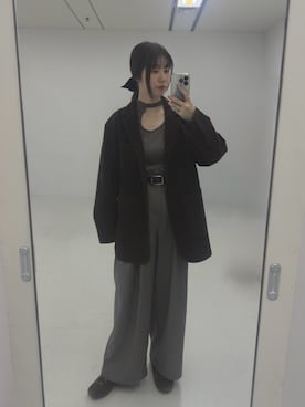 「アイテム（ヘアゴム）」を使った、mocaさん（レディース・160cm）の冬コーディネート