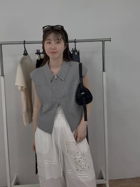 「URBAN RESEARCH（アーバンリサーチ）のアイテム（パンツ）」を使った、mocaさん（レディース・160cm）の春コーディネート