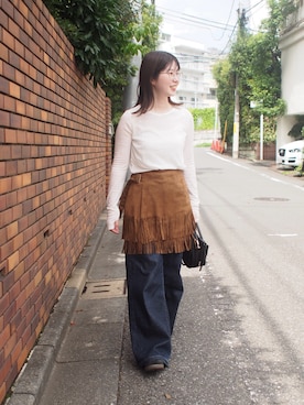 「アイテム（メガネ）」を使った、mocaさん（レディース・160cm）の夏コーディネート