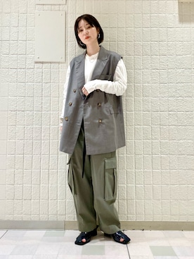 mocaさん（レディース・160cm）の春コーディネート