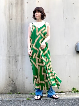 mocaさん（レディース・160cm）の夏コーディネート