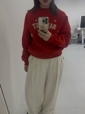 「アイテム（スウェット）」を使った、mocaさん（レディース・160cm・30代）の秋コーディネート