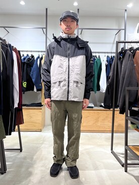 「XLARGE（エクストララージ）のアイテム（ナイロンジャケット）」を使った、下山　大成さん（メンズ・168cm）の春コーディネート
