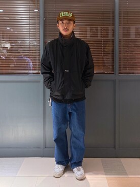 「茶割」｜「アイテム（ジャケット/アウター）」を使った、下山　大成さん（メンズ・168cm）の秋コーディネート
