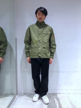 「茶割」｜「アイテム（ジャケット/アウター）」を使った、下山　大成さん（メンズ・168cm）の冬コーディネート