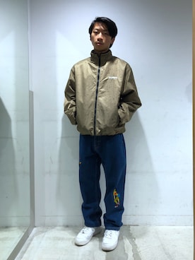 「茶割」｜「アイテム（ジャケット/アウター）」を使った、下山　大成さん（メンズ・168cm）の冬コーディネート