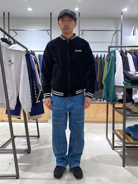 「茶割」｜「アイテム（ジャケット/アウター）」を使った、下山　大成さん（メンズ・168cm）の冬コーディネート