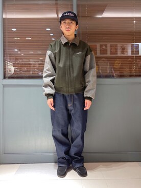 「茶割」｜「アイテム（ジャケット/アウター）」を使った、下山　大成さん（メンズ・168cm）の秋コーディネート