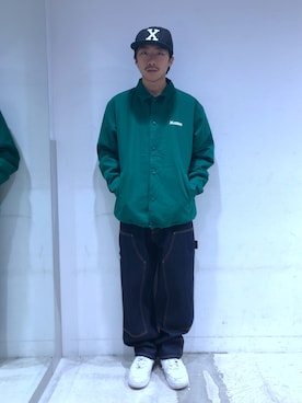 「茶割」｜「アイテム（ジャケット/アウター）」を使った、下山　大成さん（メンズ・168cm）の冬コーディネート