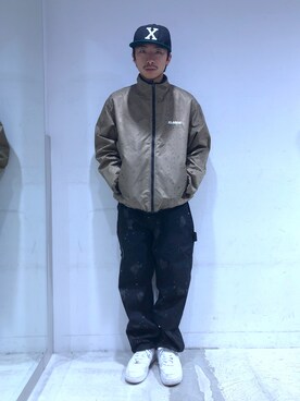 「茶割」｜「アイテム（ジャケット/アウター）」を使った、下山　大成さん（メンズ・168cm）の冬コーディネート