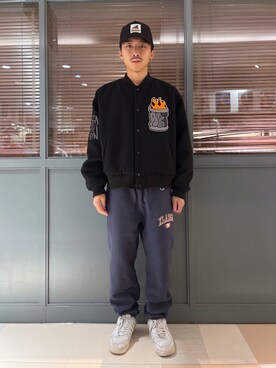 「茶割」｜「アイテム（ジャケット/アウター）」を使った、下山　大成さん（メンズ・168cm）の秋コーディネート