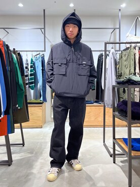 「茶割」｜「アイテム（ジャケット/アウター）」を使った、下山　大成さん（メンズ・168cm）の春コーディネート