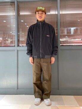 「XLARGE（エクストララージ）のアイテム（ナイロンジャケット）」を使った、下山　大成さん（メンズ・168cm）の秋コーディネート