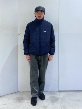 「XLARGE（エクストララージ）のアイテム（ブルゾン）」を使った、下山　大成さん（メンズ・168cm）の冬コーディネート