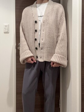 光さん（メンズ・180cm）の秋コーディネート