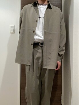 光さん（メンズ・180cm）の秋コーディネート