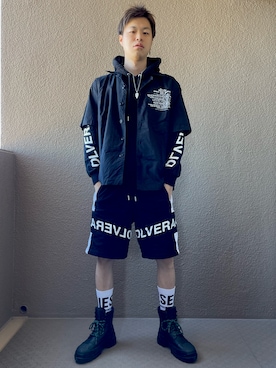 「DIESEL（ディーゼル）のアイテム」を使った、yuukiさん（メンズ・175cm）の夏コーディネート
