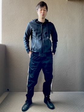 「DIESEL（ディーゼル）のアイテム（その他アウター）」を使った、yuukiさん（メンズ・175cm）の春コーディネート